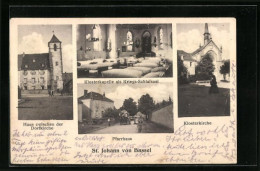 CPA St. Johann Von Bassel, Pfarrhaus, Klosterkirche  - Other & Unclassified
