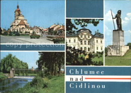 72567367 Chlumec Cidlinou Chlumetz Zidlina Denkmal Kirche Partie Am Fluss Chlume - Tchéquie