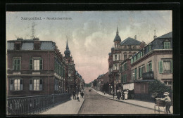 CPA Saargemünd, Blick Von Der Pont In Die Neunkircherstrasse  - Other & Unclassified