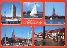 72567028 Schleswig Schlei Hafen Hochhaus Kirche Erfde - Sonstige & Ohne Zuordnung