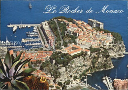 72567010 Monaco Fliegeraufnahme Le Rocher Und Hafen Monaco - Otros & Sin Clasificación
