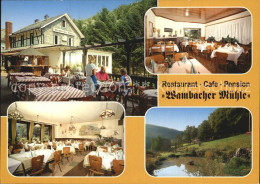 72566723 Wambach Untertaunus Restaurant Cafe Pension Wambacher Muehle Schlangenb - Autres & Non Classés