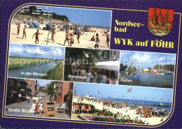72566651 Wyk Foehr Strand Marsch Sandwall Hafen Wyk - Sonstige & Ohne Zuordnung