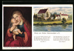 AK Untermarchtal, Kloster Und Altarbild Der Mariahilfskirche  - Autres & Non Classés