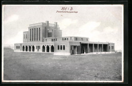 AK Hof I. B., Feuerbestattungsanlage, Krematorium  - Begrafenis