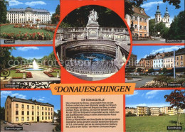 72566140 Donaueschingen Schloss Stadtkirche Schlosspark Donauquelle Stadtmitte S - Donaueschingen