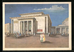 AK Düsseldorf, Grosse Reichs-Ausstellung Schaffendes Volk 1937, Henkel-Haus  - Expositions