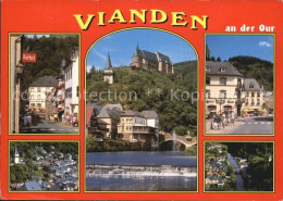 72566049 Vianden Strassenpartien Schloss Partie An Der Our - Other & Unclassified