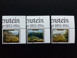 LIECHTENSTEIN MI-NR. 1056-1058 GESTEMPELT(USED) GEMÄLDE Von HANS GANTNER 1993 - Used Stamps