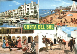72565779 Costa Del Sol Strand Volkstaenzerinnen Strand Hafen Esel Costa Del Sol - Autres & Non Classés
