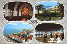 72565739 Gran Canaria Fliegeraufnahme Strand Musikgruppe Kirche  - Autres & Non Classés