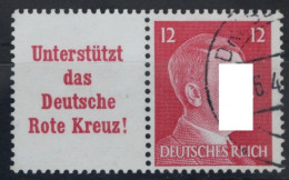 Deutsches Reich Zd W156 Gestempelt Zusammendruck Ungefaltet #VG651 - Se-Tenant