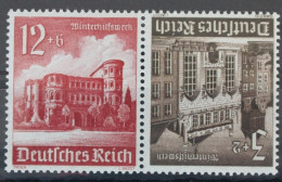 Deutsches Reich Zd K37 Postfrisch Zusammendruck Ungefaltet #VG481 - Zusammendrucke