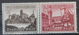 Deutsches Reich Zd W144 Postfrisch Zusammendruck Ungefaltet #VG323 - Se-Tenant