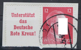 Deutsches Reich Zd W156 Gestempelt Zusammendruck Ungefaltet #VG652 - Se-Tenant