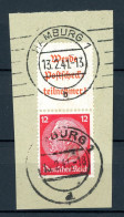 Deutsches Reich Zusammendruck S 203 Briefstück #JM028 - Zusammendrucke