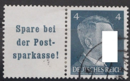 Deutsches Reich Zd W151 Gestempelt Zusammendruck Ungefaltet #VG626 - Zusammendrucke