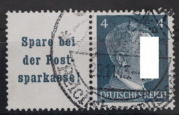 Deutsches Reich Zd W151 Gestempelt Zusammendruck Ungefaltet #VG625 - Se-Tenant