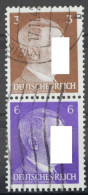 Deutsches Reich Zd S274 Gestempelt Zusammendruck Ungefaltet #VG699 - Se-Tenant