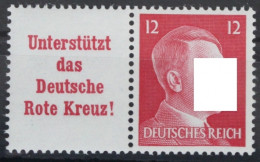 Deutsches Reich Zd W156 Postfrisch Zusammendruck Ungefaltet #VG659 - Se-Tenant
