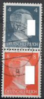 Deutsches Reich Zd S278 Gestempelt Zusammendruck Ungefaltet #VG717 - Zusammendrucke