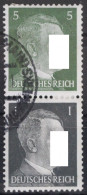 Deutsches Reich Zd S270 Gestempelt Zusammendruck Ungefaltet #VG670 - Se-Tenant