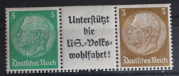 Deutsches Reich Zd W74 Postfrisch Zusamenndrucke #FG728 - Se-Tenant
