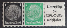 Deutsches Reich Zd W72 Postfrisch Zusamenndrucke #FG726 - Se-Tenant
