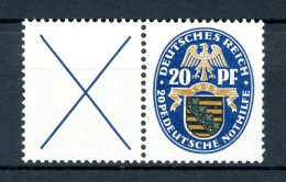 Deutsches Reich Zusammendruck W 20.1 Postfrisch #GJ482 - Se-Tenant