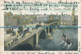 R007300 London Bridge After The 1904 Widening. G. D. And D. L. 1905 - Autres & Non Classés