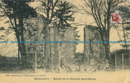 R007895 Ballancourt. Ruines De La Chapelle Saint Blaize - Monde