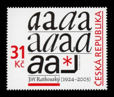 Czech Republic 2024 Mih. 1255 Modern Art. 1969 ATypI Conference. Poster By Jiri Rathousky MNH ** - Ongebruikt