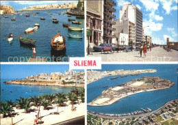 72564655 Sliema Fliegeraufnahme Hafen Strassenpartie Sliema - Malta