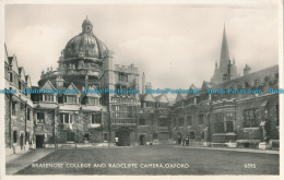 R006498 Brasenose College And Radcliffe Camera. Oxford. Salmon. No 6595. RP - Monde