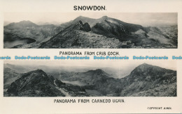R006507 Snowdon. Panorama From Crib Goch And Carnedd Ugain - Monde