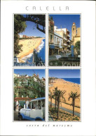72564438 Calella Strand Brunnen Touristenzug Barcelona - Autres & Non Classés