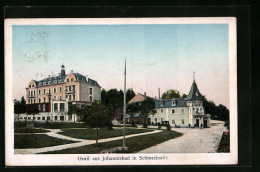 AK Schmeckwitz, Das Johannisbad Mit Anlage  - Schmeckwitz (Oberlausitz)