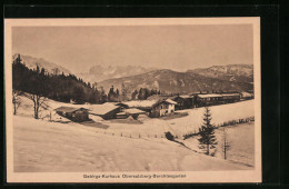 AK Berchtesgaden, Gebirgs-Kurhaus, Obersalzberg Im Winter  - Berchtesgaden