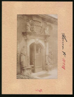 Fotografie Brück & Sohn Meissen, Ansicht Meissen I. Sa., Portal Der St. Afra Kirche Süd  - Places