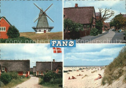 72564206 Fano Nordby Windmuehle Dorfpartien Strand Fano Nordby - Dänemark