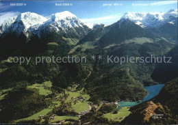 72563714 Koenigsee Berchtesgaden Fliegeraufnahme Mit Gruenstein Anzenbach - Berchtesgaden