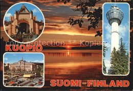 72563098 Kuopio Fernsehturm Kirche Stadtansicht Kuopio - Finnland