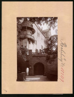 Fotografie Brück & Sohn Meissen, Ansicht Rochsburg, Blick Auf Den Eingang Mit Tor Zum Schloss  - Places