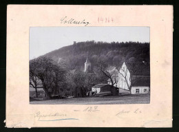 Fotografie Brück & Sohn Meissen, Ansicht Collm Bei Oschatz, Ortspartie Mit Blick Zum Collmberg  - Orte