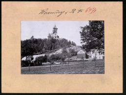 Fotografie Brück & Sohn Meissen, Ansicht Warnsdorf I. B., Partie An Der Burgbergwarte  - Orte