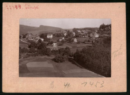 Fotografie Brück & Sohn Meissen, Ansicht Bärenfels I.Erzg., Blick Auf Den Ort  - Places