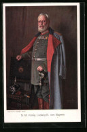 Künstler-AK S.M. König Ludwig III. Von Bayern In Uniform  - Royal Families