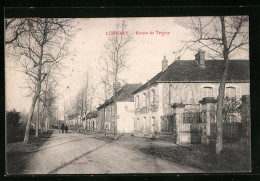 CPA Lusigny, Route De Troyes  - Troyes