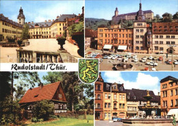 72562748 Rudolstadt Schloss Heidecksburg Marktplatz Volkskundemuseum Marktbrunne - Rudolstadt