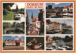 72560613 Dokkum Hafen Muehle Stadtansicht  - Autres & Non Classés